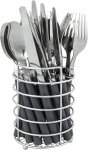 NEW - Bo-Camp Cutlery Set in a Basket - 24pc / 6 people - 2024