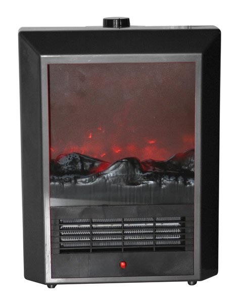 Quest Flame Effect Ceramic Heater