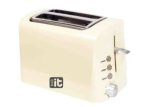 Via Mondo Toast-It Toaster 240v/950w, Cream - 2024