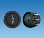 Round Black Centre On and Off Switch