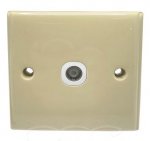 TV Socket / Std - Beige