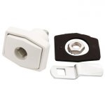 Zadi Rectangular Push Lock - Off White