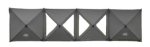 NEW - Pop-up 4 Panel Windbreaker - 480cm x 120cm