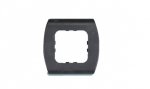 C-Line 1 Way Face Plate WIDE Black PO280
