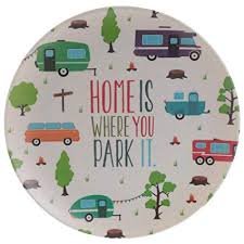 Bambootique Eco Friendly Caravan Design Plate