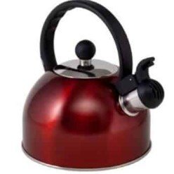 Stainless Steel Gas Kettle Burgundy 1.5L