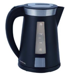 NEW - Via Mondo Fast Boil 240V Kettle 900W 1.7L - Black - 2024