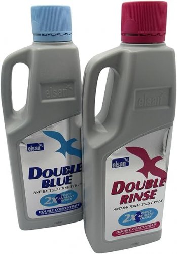 Elsan Toilet Fluid Twin Pack: 1L Twin Pack