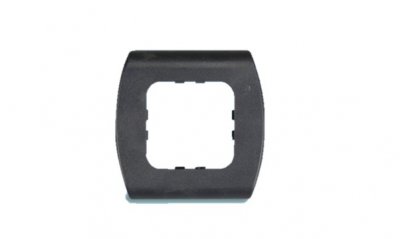 C-Line 1 Way Face Plate WIDE Black PO280