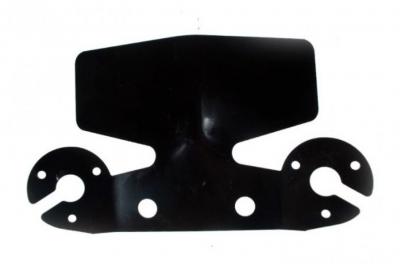 Bumper Guard with 2 Socket Mounts (Black)