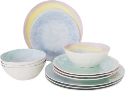 BoCamp Barfleur Melamine set - Pastel Collection - 12 piece - 2024