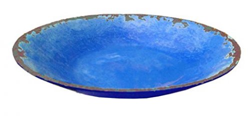SALE - Rustic Salad Bowl Azure Blue