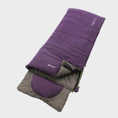 Outwell Contour Junior Sleeping Bag: Eggplant Purple