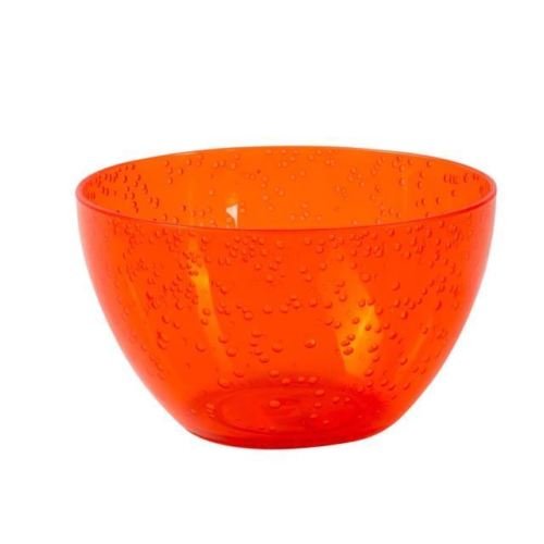 SALE - Aruba Orange Bubble Melamine: Bowl