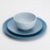 NEW - Shades of Blue 12 Piece Melamine Dinner Set