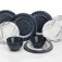 NEW - Marble Melamine 12 Piece Dinner Set