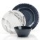 NEW - Marble Melamine 12 Piece Dinner Set